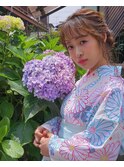 ヘアセット＋ 浴衣 着付け 6480円 向ケ丘遊園 登戸 花火 お祭り