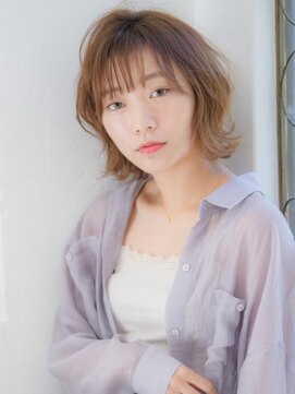 ネオリーブシェリエ 浅草店(Neolive cherie) 外ハネボブ ウルフ仕立て 浅草　美容室