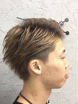 ヒロギンザ 浜松町店(HIRO GINZA) 七三オールバックショート<ヒロ銀座/理容室/メンズ>