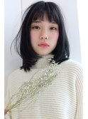 ＃抜け感＃バング＃暗めカラー