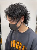 ツイスパ×アップバングウルフ