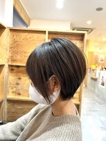 アドラーブル 駅南店(adorable) 20代30代40代大人可愛い小顔ハンサムショートベージュハイライト