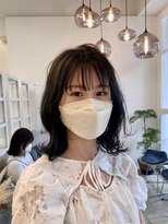 クリアーオブヘアー 池下店(clear OF HAIR) dark color+ミディアムレイヤースタイル