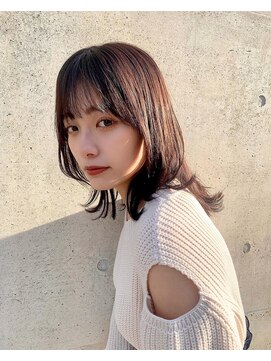 アクアオモテサンドウ(ACQUA omotesando) ◇小顔になれる♪ミディアムウルフカット！