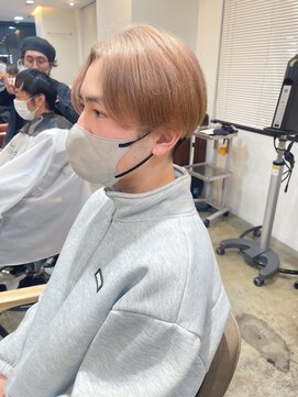 ヘアーブレイス(hair brace) ミルクティーベージュ　stylist中村