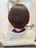 30代40代プロテストリートメントブラウンショート大人かわいい