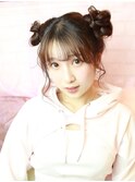 〈avant〉ツインお団子ヘア