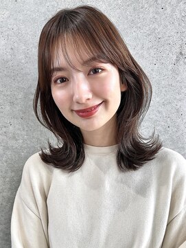 ザシー おおたかの森(The C) 似合わせカットシースルーバングレイヤーミディ