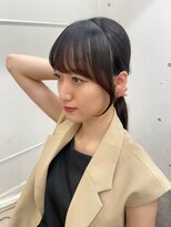 シーン(seen)&nbsp;【ナチュラル韓国サイドバング】前髪　小顔カット