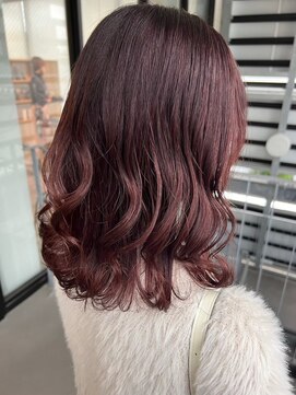 テラスヘアラボ 新潟駅南(TERRACEhairLab.) 【淡色女子におすすめ◎ピンクボルドーカラー】