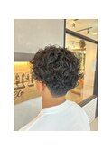 【EIGHT上尾】お客様スタイル_デザインカラー_メンズパーマ