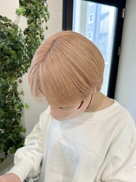 リグ 横浜(Lig.) ブリーチ/ビタミンカラー/ダブルカラー/オレンジベージュ