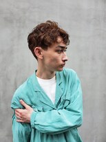 メンズショートレイヤー×刈り上げマッシュ