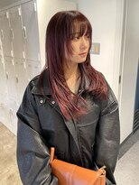 ザ オーダー(THE ORDER)&nbsp;レイヤーカット姫カットケアブリーチレッドブラウン