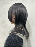 切りっぱなしボブ/エアリーロング/美髪/ピンクブラウン/町田