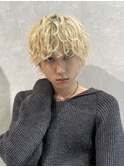 シャドウパーマ スパイラルパーマ 新宿メンズパーマ ウルフ 新宿
