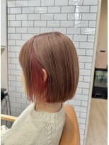 ハツ 橋本(HATSU)&nbsp;ピンクベージュ×インナーカラーピンク【みずき】