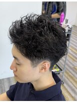 アフューズバイストゥー(Vfuse by StueW)&nbsp;刈り上げスパイキーショート×ピンパーマ