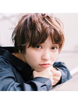 ミットバイツリー センター北(mit by tree) 大人ガーリーメッシュカラーニュアンスカールショートボブ