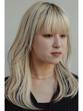 アース 川崎店(HAIR&MAKE EARTH) LEDエクステ×ブロンドヘア【川崎/髪質改善/縮毛矯正】