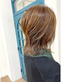 【パーマ】ウルフレイヤーパーマスタイル
