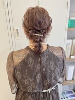 エウ(eu)&nbsp;ミディアム編み下ろし/お呼ばれヘア