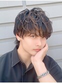 波巻きスパイラルパーマメンズマッシュパーマツイストパーマ