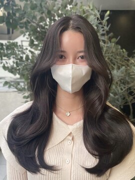 ユニ 表参道(uni) #19/黒髪/ボブルフ/ネビージュ/小顔/ワンレン/髪質改善/表参道