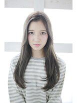 アウラ(Aula by marbles)&nbsp;センターパート/ストレートロング/小顔[横浜]