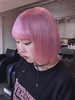 ベレーザ 渋谷(BELEZA)&nbsp;11962髪質改善ラベンダーミルクティーパープル切りっぱなしボブ