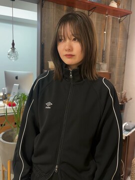 アルク(alku) 結べるボブヘアアレンジグレージュカラー