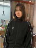 結べるボブヘアアレンジグレージュカラー