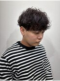 就活/シャドウパーマ/ニュアンスパーマ/ジェットモヒカン/韓国