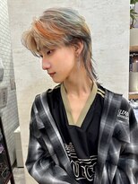 ダスティ穂高店&nbsp;ハイトーンカラー＿メンズデザイン＿ホワイトカラー