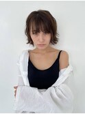ラフなナチュラルボブスタイル