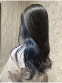 インナーカラーネイビー