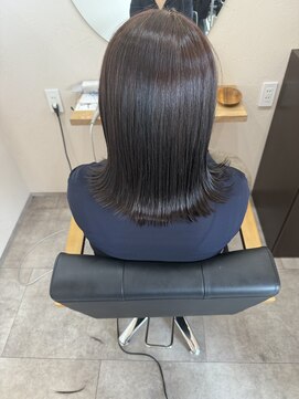 ライフ 忍ケ丘店(Lyfe) 髪質改善酸性ストレート_くびれヘア切りっぱなしボブ_473