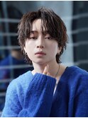 ツイストスパイラルパーマ/波巻き/ウルフ/センターパート[新宿]