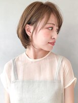 ナチュラルカールシースルーバング美髪結べるボブ#245f0712