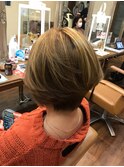美髪大人ショート！くびれショートカット×前下がりボブ