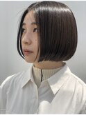 大人可愛いショートボブ