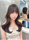 イメチェンヘアスタイル美髪のススメワイドバングブルーブラック