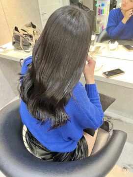 ロンドアヴァントゥス 池袋(Lond aventus) 韓国レイヤー/韓国風/ボブ/髪質改善/黒髪/ブリーチなし〔池袋〕