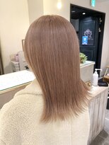 モードケイズ 調布店(MODE K's)&nbsp;ミルクティーベージュ_ダブルカラーブリーチ小顔に見せるヘア