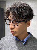 ニュアンススパイラルパーマ　名古屋メンズパーマ　k