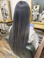 ヘアスタジオワン 藤沢店(HAIR STUDIO ONE)&nbsp;グレー（エクステ染めてます）