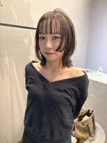 ネン(nen)&nbsp;オリーブベージュ + 姫カットレイヤー