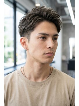 テラス 箕面萱野(Terrace) 流行 モテ髪 イケメン 束感 ナチュラルスマート爽やか刈り上げ