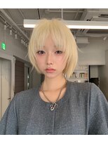 ペレ 原宿(PELE)&nbsp;ダークパープル/ナチュラルショート/夏のヘアアレンジ/原宿