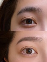 アンフェインド02(UNFEIGNED 02)&nbsp;【eye】眉（ワックス×間引き）＋まつげパーマ